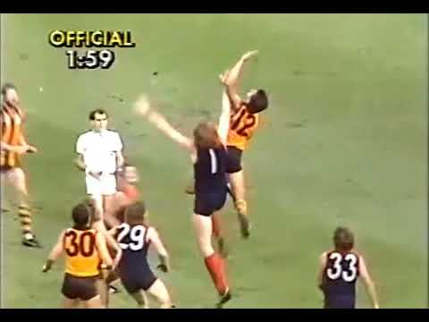 Melbourne VS Hawthorn 1989 Jason Dunstall Classic Mark