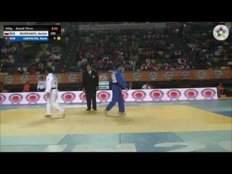 Beslan MUDRANOV (RUS) Vs Nuno CARVALHO (POR) - Judo Grand Prix Samsun 2014 [-60kg]