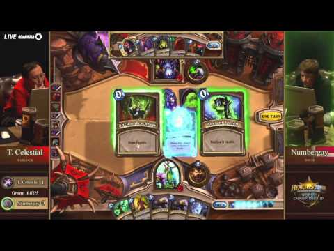 BlizzCon 世界盃聯賽 《爐石戰記》華文轉播 11/03 part3 （Tiddler Celestial VS Number〉