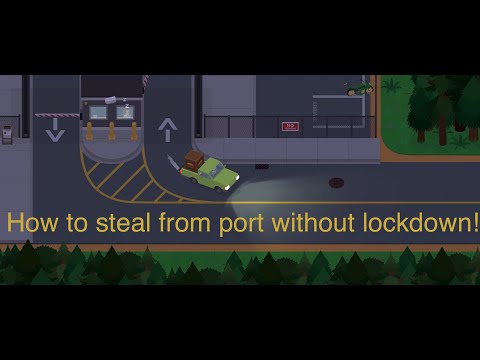 How to steal food crates and lumber from The Port without lockdown in Sneaky Sasquatch