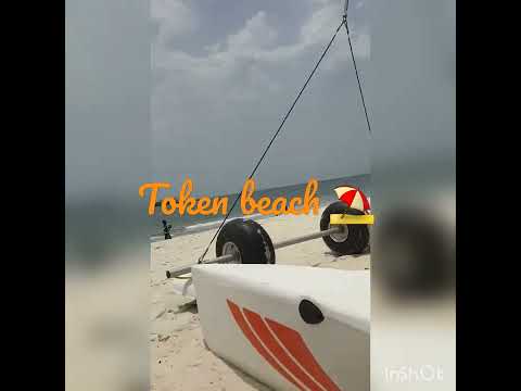beautiful sierra leone token beach