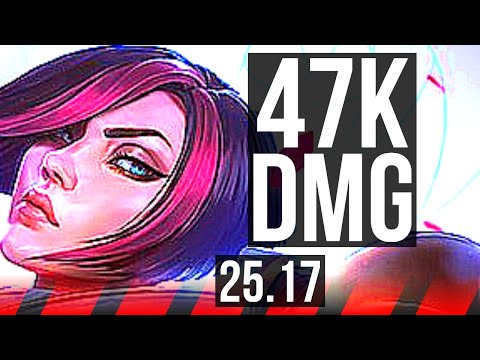 FIORA vs YORICK (TOP) | 47k DMG | KR Grandmaster | 25.17