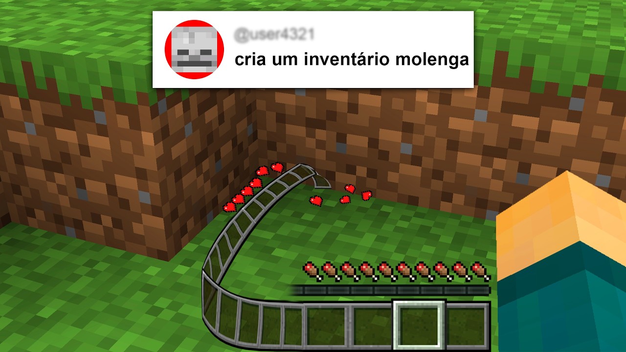 Criei Ideias BIZARRAS dos Inscritos no Minecraft