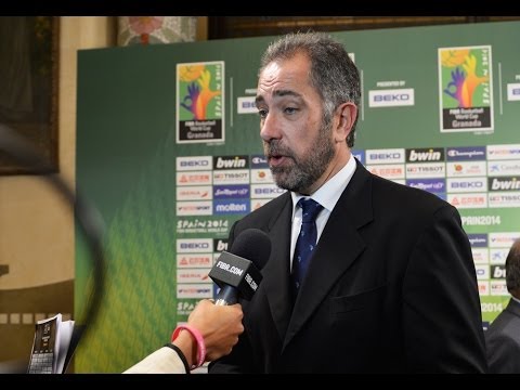 Spain coach Juan Antonia ORENGA Final Draw reaction