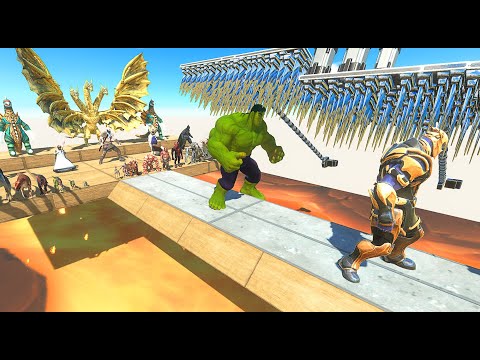 Giant Death Trap Who Can Pass? - Animal Revolt Battle Simulator