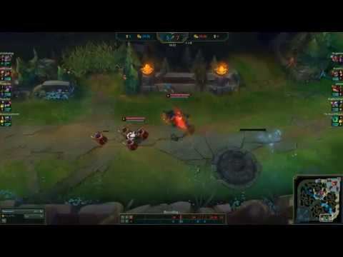 Supp Thresh 1v1 vs Mid Syndra