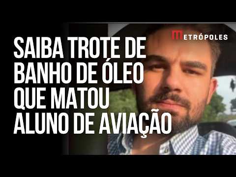 Banho de óleo: como é o trote que matou aluno de aviação no PR