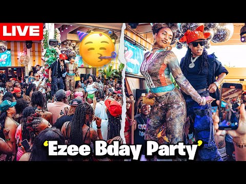 Ezee Shuts Down Miami For Her Birthday ‼️ #LIVE