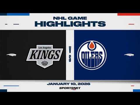 NHL Highlights | Kings vs. Oilers - January 10, 2026