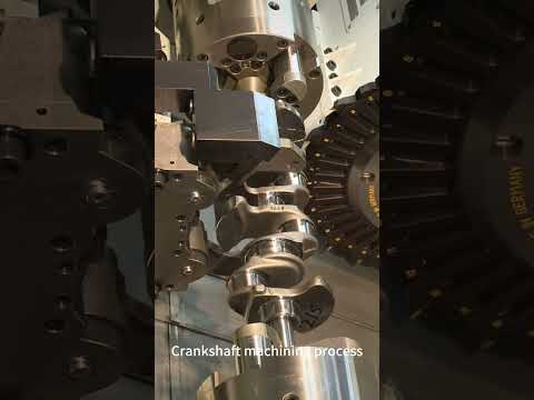 The crankshaft machining process is generally difficult to see and eye-opener.