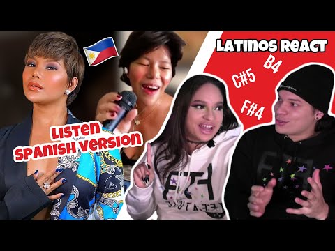 Katrina Velarde sings in Spanish| Latinos react to Katrina Velarde SPANISH cover of Beyonce's Listen