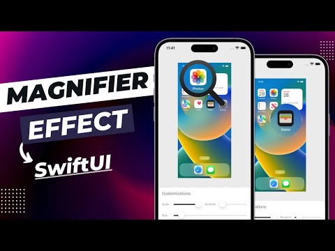 SwiftUI Magnifier Effect - Magnifying Glass View - Drag Gesture - SwiftUI Tutorials