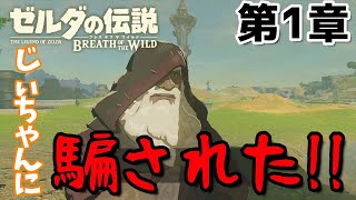 【ゼルダの伝説BotW 第1章】じぃちゃんのお使いだったはずが騙された!!【ゲーム実況】【THE LEGEND OF ZELDA BotW】