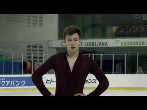 Grande Prêmio ISU Junior 2016 - Ljubljana - Programa Curto Masculino - Dmitri ALIEV RUS