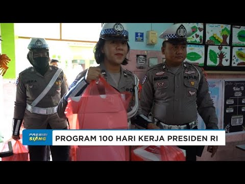 POLRES BONTANG DUKUNG PROGRAM 100 HARI PRESIDEN