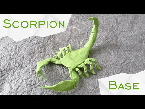 Origami Scorpion by Robert J. Lang (TUTORIAL) Base