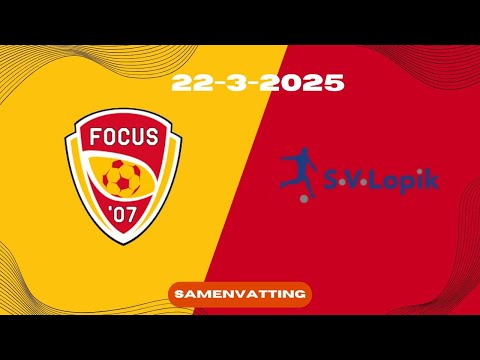 Wonderschone Beslissende Goal | Focus'07 1 - S.V. Lopik 1 | Samenvatting