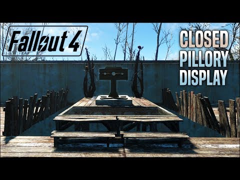 Create a Cʟᴏsᴇᴅ Pillory Display 🔒 Fallout 4 No Mods Shop Class