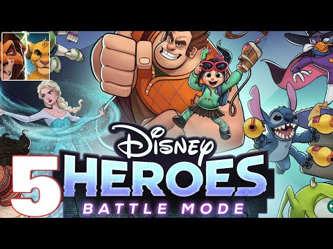 Disney Heroes: Battle Mode - Gameplay Walkthrough Part 5 (iOS, Android)