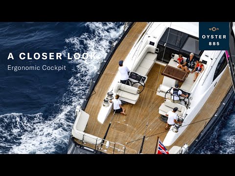 A Closer Look: Oyster 885 Ergonomic Cockpit | Oyster Yachts