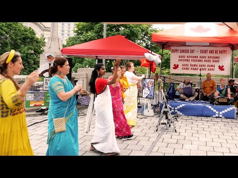 Harinama on Canada Day -2022. Part 2. Kirtan by HG Kundalata Devi Dasi