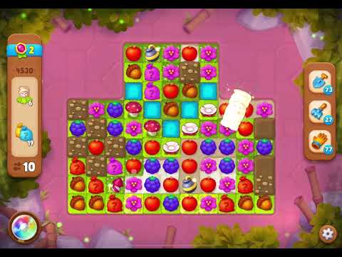 GardenScapes Level 4530 no boosters (14 moves)