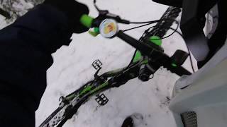 Getting stuck on a climb, walking up it, and riding the rest.