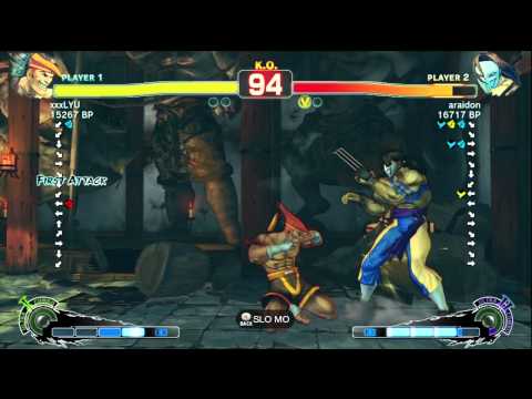 Cat-K / Arai [Vega] vs xxxLYU [Adon] SSF4 Japanese Online Ranked Matches - TRUE-HD