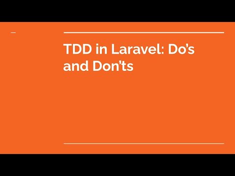 Learn TDD in Laravel Ep11 TDD Do s and Don ts