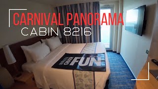 Carnival Panorama Cabin 8216 Room Tour