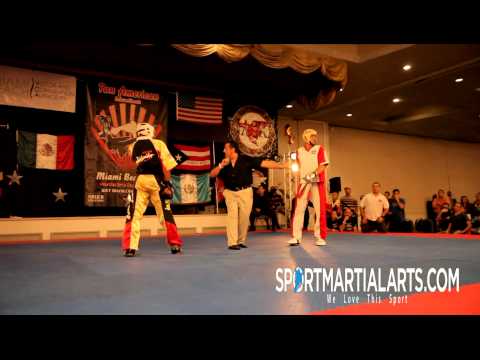 Kevin Walker v Yoskar Gamez - WKF Fighting Semi-Finals - 2013 Pan American Internationals