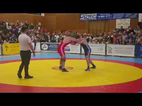11.10.2019 KSC Hösbach vs. RWG - 98kg Freistil: Jaloviar Jozef vs Yordan Kungalov