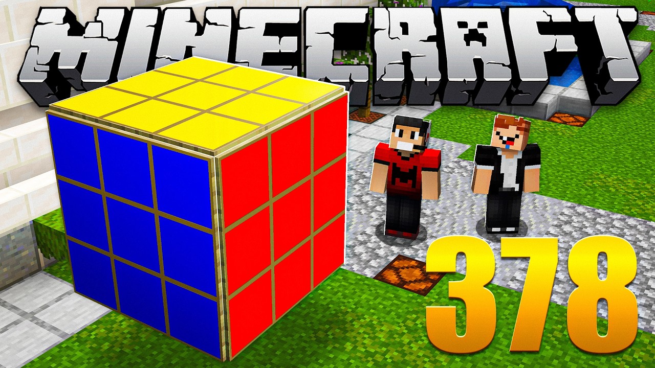 Fizemos um CUBO MÁGICO no Minecraft - Em busca da casa automática #378