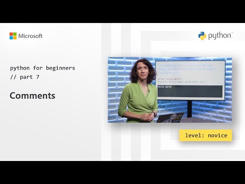 Comments | Python for Beginners 7 of 44