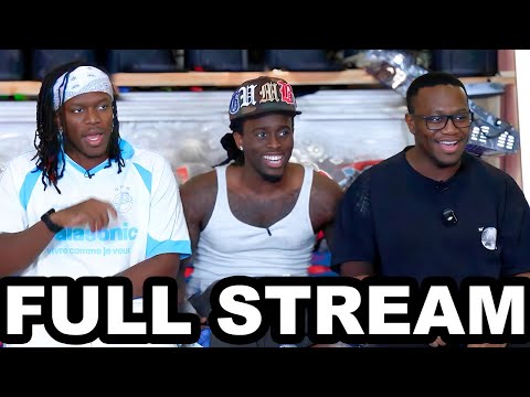 Kai Cenat, KSI & Deji FULL STREAM!