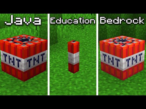 Java vs Education vs Bedrock