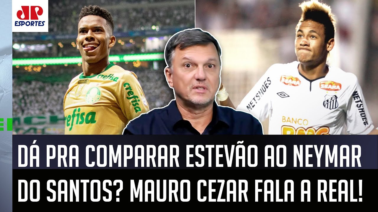 "Gente, AO CONTRÁRIO do Neymar no Santos, o Estevão no Palmeiras..." Mauro Cezar FAZ BAITA ANÁLISE!