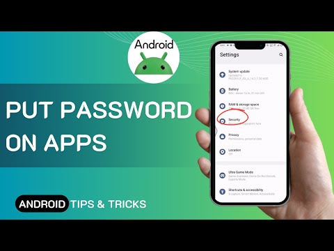 How To Put Password On Apps Android