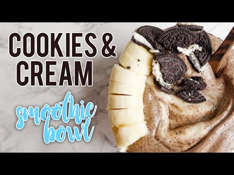 Vegan Cookies and Cream Smoothie Bowl Recipe // SO YUMMY!!