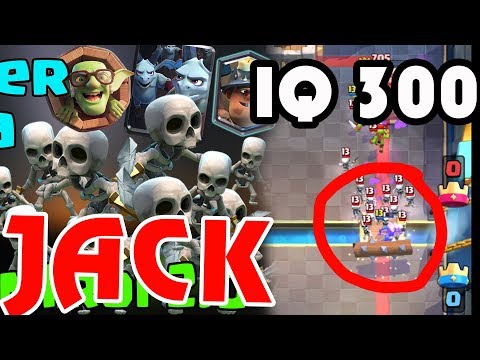 IQ 300  JACK love this deck !!! Best LogBait DECK for Counter  Meta - Clash Royale