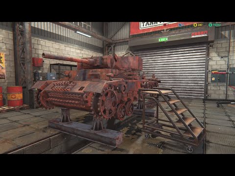 Digging Up This Tank Was SO HARD - Tank Mechanic Simulator