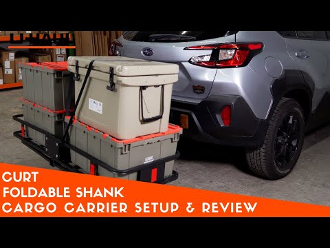 Curt Foldable Basket Style | Cargo Carrier Setup & Review | CMF18151