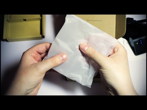 147. Silent Unboxing: USB 3.0 Hub - SOUNDsculptures - ASMR