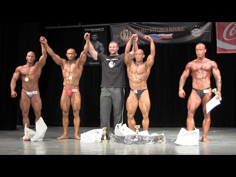 NABBA Czech Championships 2014 - Men 3/4 Award Ceremony