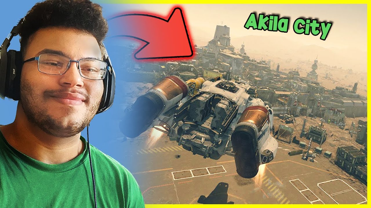 Landing In AKILA City | Starfield Episode 4