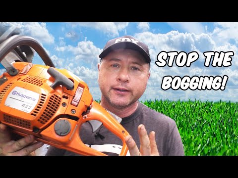 How-To Adjust Your Chainsaw Carburetor So It Stops Bogging Down! Stihl Husqvarna Poulan