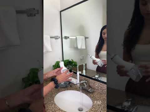 #ad | Diyae Benhiba Showcases Her Oral Care Routine With The Waterpik™ Cordless Advanced | #shorts