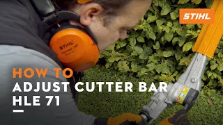 Кусторез электрический STIHL HLE 71 К - видео №1