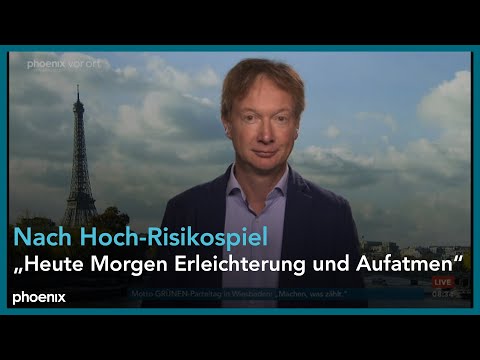 Holger Beckmann nach dem Hoch-Risikospiel Frankreich gegen Israel am 15.11.24