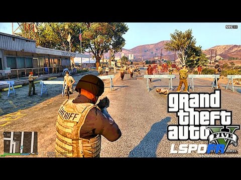 GRAND THEFT AUTO 5 LSPDFR EP #56 -  SHERIFF SWAT PATROL (GTA 5 PC POLICE MODS)